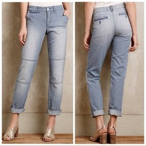 PRICE DROP ** Pilcro 29 Striped Chino Jeans